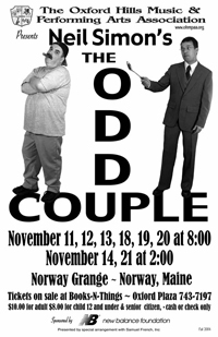 The Odd Couple poster