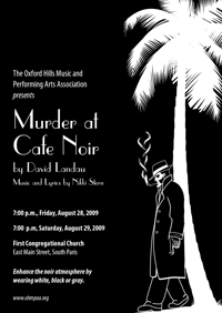 Murder at Cafe Noir postcard