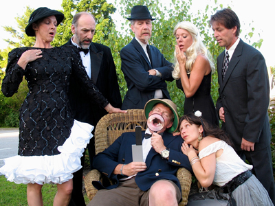 Murder at Cafe Noir cast photo