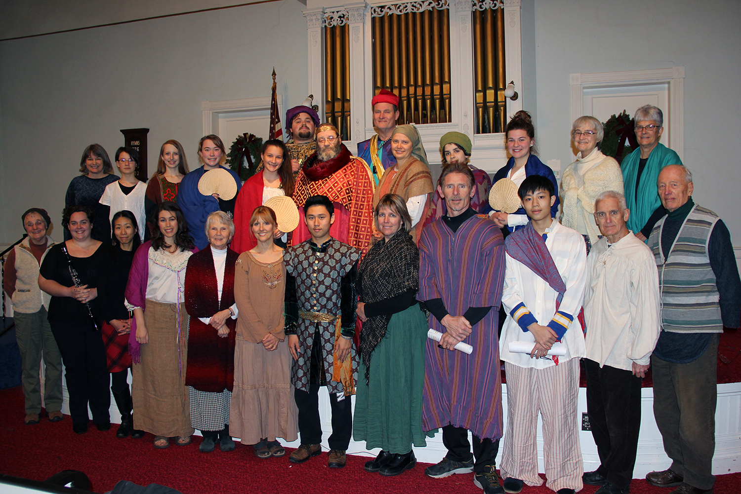 The cast and staff of Amahl and the Night Visitors
