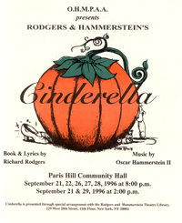 Cinderella program cover