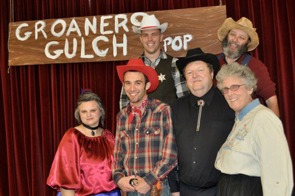 Murder Rides Again cast photo