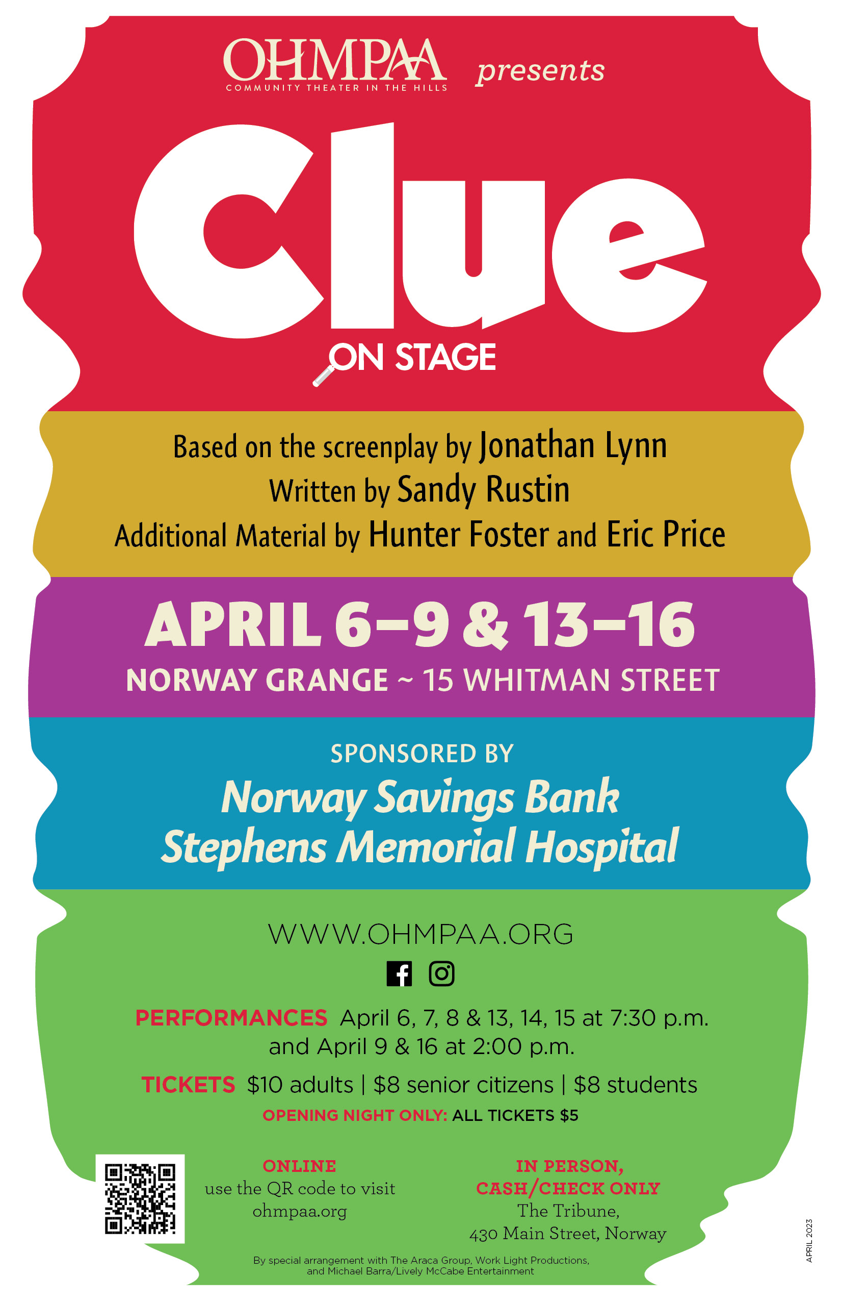 Clue poster